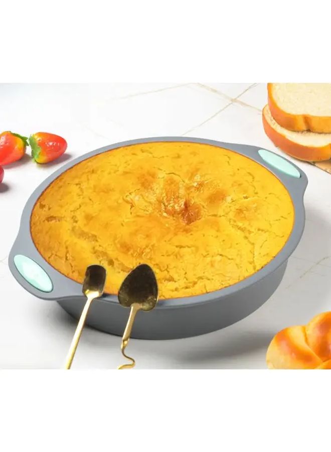 Grey 3pcs Silicone Baking Set Heat Resistant Non Stick Molds With Cake Box - Image 5